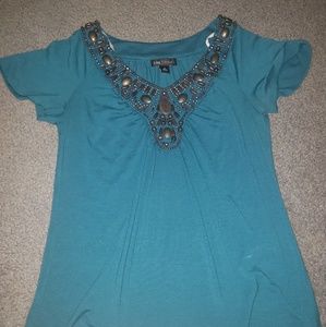 Wood sequin shirt